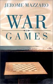 Cover of: War Games by Jerome Mazzaro