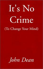 Cover of: It's No Crime