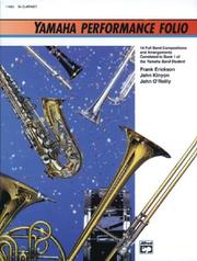 Cover of: Yamaha Performance Folio for Clarinet (Yamaha Band Method)