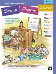 Cover of: Alfred's Basic Group Piano Course, Book 2 (Alfred's Basic Piano Library)