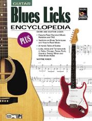 Cover of: Blues Licks Encyclopedia: Guitar