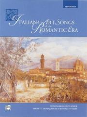 Cover of: Italian Art Songs of the Romantic Era