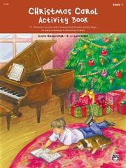 Cover of: Christmas Carol Activity Book, Book 1