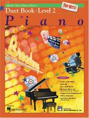 Cover of: Alfred's Basic Piano Course: Top Hits! Duet Book (Alfred's Basic Piano Library)