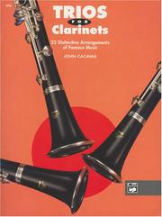 Cover of: Trios for Clarinets (John Cacavas Trio)