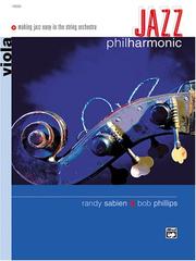 Cover of: Jazz Philharmonic by Bob Phillips, Randy Sabien