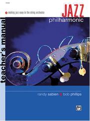 Cover of: Jazz Philharmonic by Bob Phillips, Randy Sabien