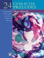Cover of: 24 Character Preludes