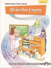 Cover of: Alfred's Basic All-in-one Course for Children, Book 3 (Alfred's Basic Piano Library)