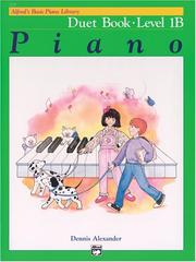 Cover of: Alfred's Basic Piano Course: Duet Book (Alfred's Basic Piano Library)