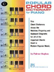 Cover of: Popular Chord Dictionary for Piano by Palmer-Hughes, Willard Palmer