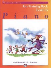 Cover of: Alfred's basic piano course: ear training book 1A