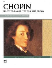 Cover of: Selected Favorites (Alfred Masterwork Edition)