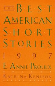 Cover of: The Best American Short Stories 1997 (Best American Short Stories) by Kenison