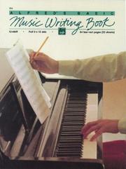 Cover of: 12 Stave Music Writing Book