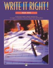 Cover of: Write It Right!