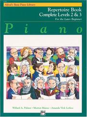 Cover of: Alfred's Basic Piano Library  by Willard A. Palmer, Morton Manus