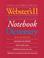 Cover of: Webster's II New Riverside Notebook Dictionary