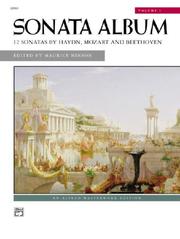 Cover of: Sonata Album: Alfred Masterwork Edition