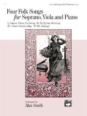 Cover of: Four Folk Songs for Soprano, Viola and Piano (Distinguished Performer)