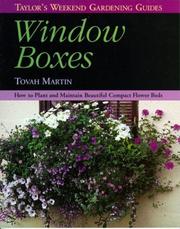 Cover of: Window boxes: how to plant and maintain beautiful compact flowerbeds