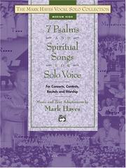 Cover of: The Mark Hayes Vocal Solo Series by Mark Hayes