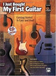 Cover of: I Just Bought My First Guitar