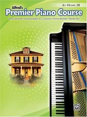 Cover of: Alfred's Premier Piano Course At Home 2B (Premier Piano Course)