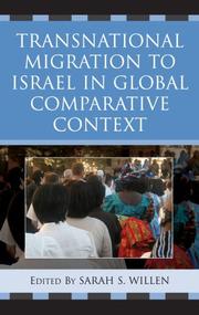 Cover of: Transnational Migration to Israel in Global Comparative Context
