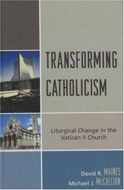 Cover of: Transforming Catholicism by David R. Maines