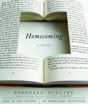 Cover of: Homecoming by Bernhard Schlink