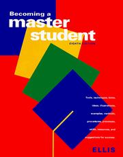 Cover of: Becoming a master student by David B. Ellis, David B. Ellis