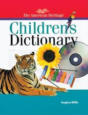 Cover of: The American Heritage children's dictionary by by the editors of the American Heritage dictionaries.