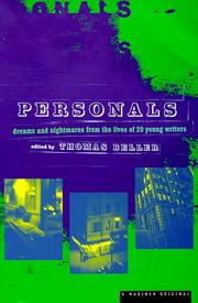 Cover of: Personals | Thomas Beller