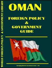Cover of: Oman Foreign Policy and Government Guide