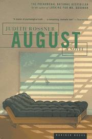 Cover of: August by Judith Rossner