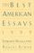 Cover of: The Best American Essays 1999 (The Best American Essays)