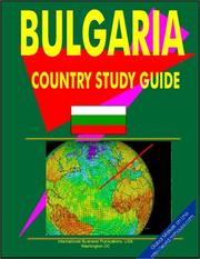 Cover of: Bulgaria | USA International Business Publications