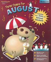 Cover of: Three Cheers for August: Grades 1-2 (Three Cheers for) (Three Cheers for)