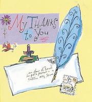 Cover of: My Thanks To You