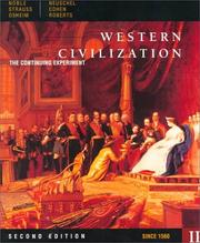 Cover of: Western Civilization by Thomas F. X. Noble, Barry S. Strauss, Duane J. Osheim, Kristen B. Neuschel, William B. Cohen, David D. Roberts
