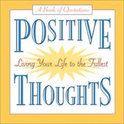 Cover of: Positive Thoughts Quote A Page