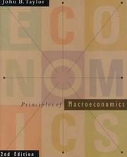 Cover of: Principles of Macroeconomics by John B. Taylor