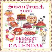 Cover of: Susan Branch Dessert Recipe 2003 Calendar