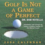 Cover of: Golf Is Not A Game Of Perfect 2004 Day-To-Day Calendar