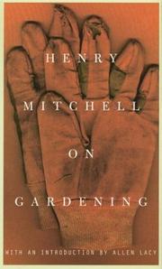 Cover of: Henry Mitchell on gardening