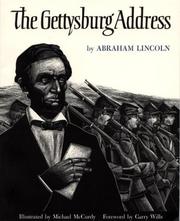 Cover of: The Gettysburg Address by Abraham Lincoln