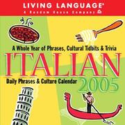 Cover of: Living Language:  Italian: 2005 Daily Phrases & Culture Calendar (Living Languages)