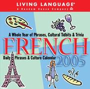 Cover of: Living Language: French: 2005 Day-to-Day Calendar (Living Language)