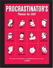 Cover of: Procrastinator's Planner 2007 Desk Calendar